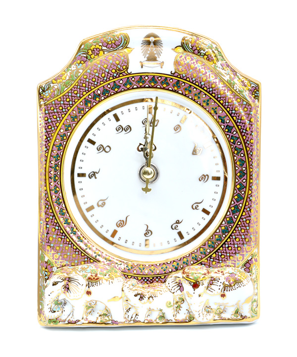 Thai elephant clock souvenir Thai elephant clock souvenir